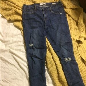 Pacsun Distressed Dark Wash Jeans